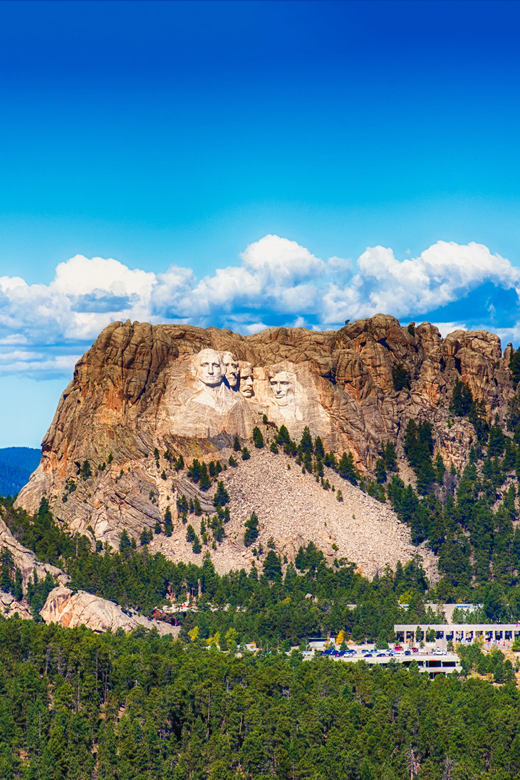 Mt. Rushmore in the Black Hills of South Dakota