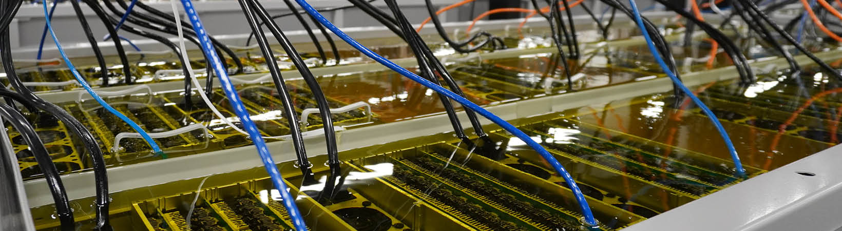 Close up of cables